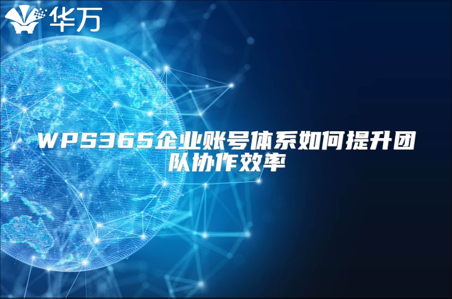 WPS365企业账号体系如何提升团队协作效率