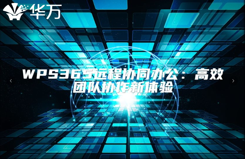 WPS365远程协同办公：高效团队协作新体验