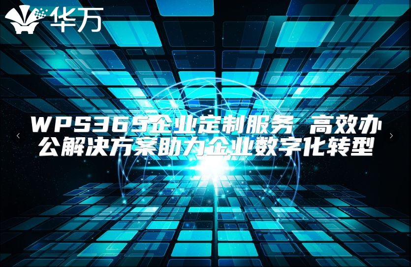 WPS365企业定制服务 高效办公解决方案助力企业数字化转型