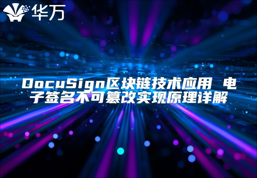 DocuSign区块链技术应用 电子签名不可篡改实现原理详解