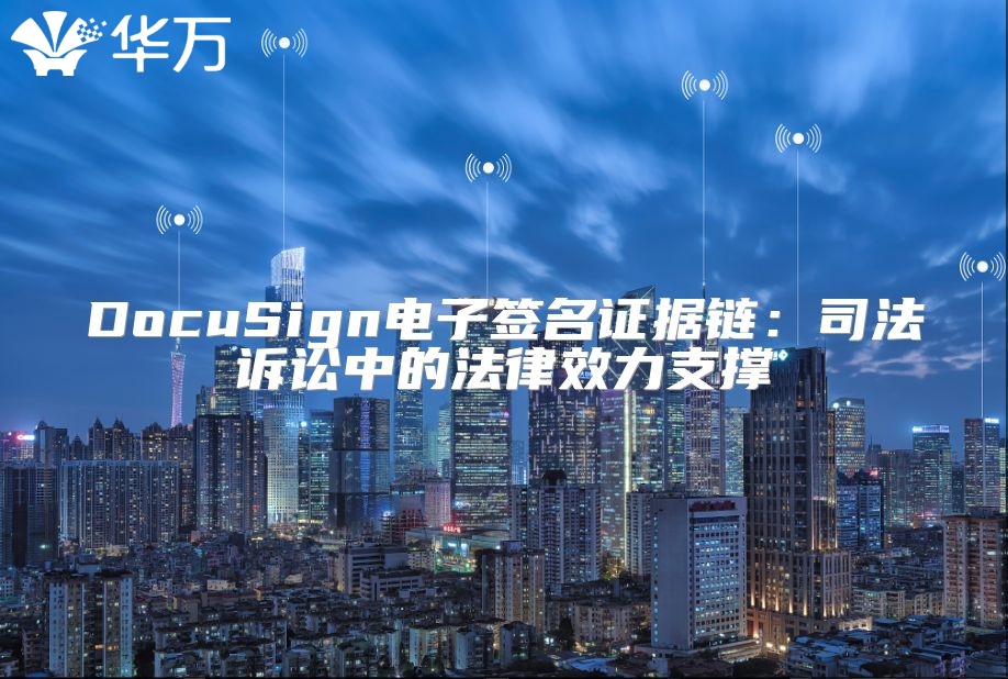 DocuSign电子签名证据链：司法诉讼中的法律效力支撑