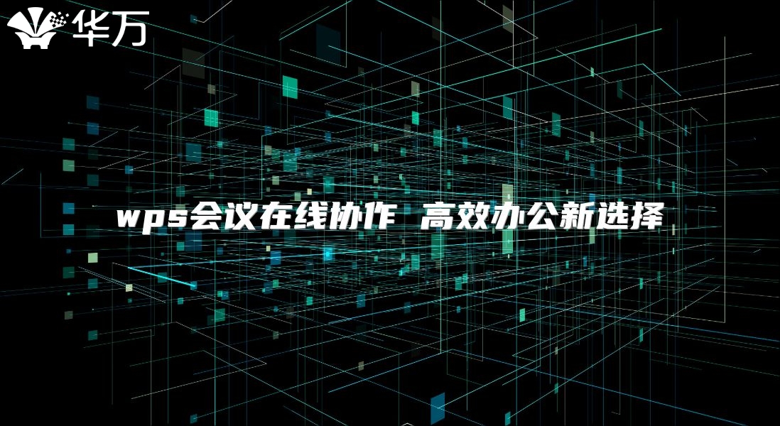 wps会议在线协作 高效办公新选择
