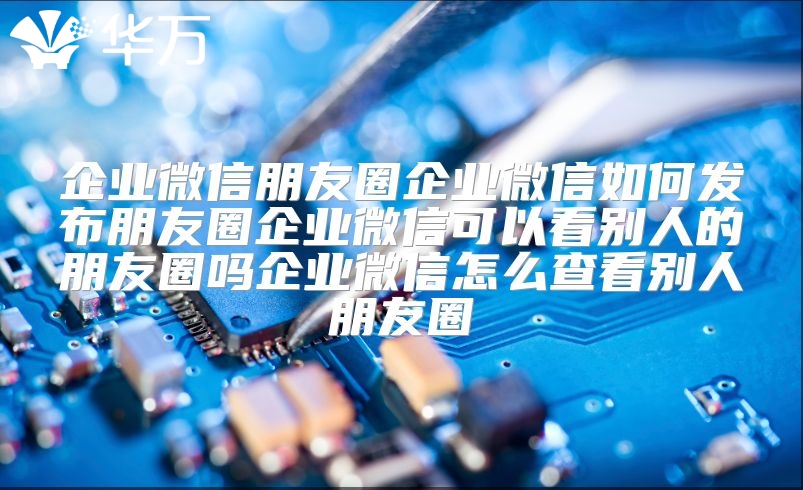企业微信朋友圈企业微信如何发布朋友圈企业微信可以看别人的朋友圈吗企业微信怎么查看别人朋友圈