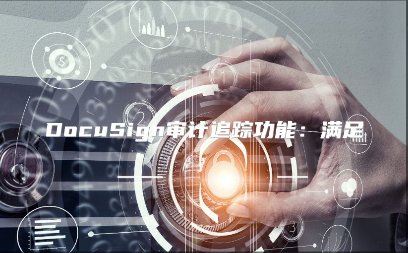 DocuSign审计追踪功能：满足