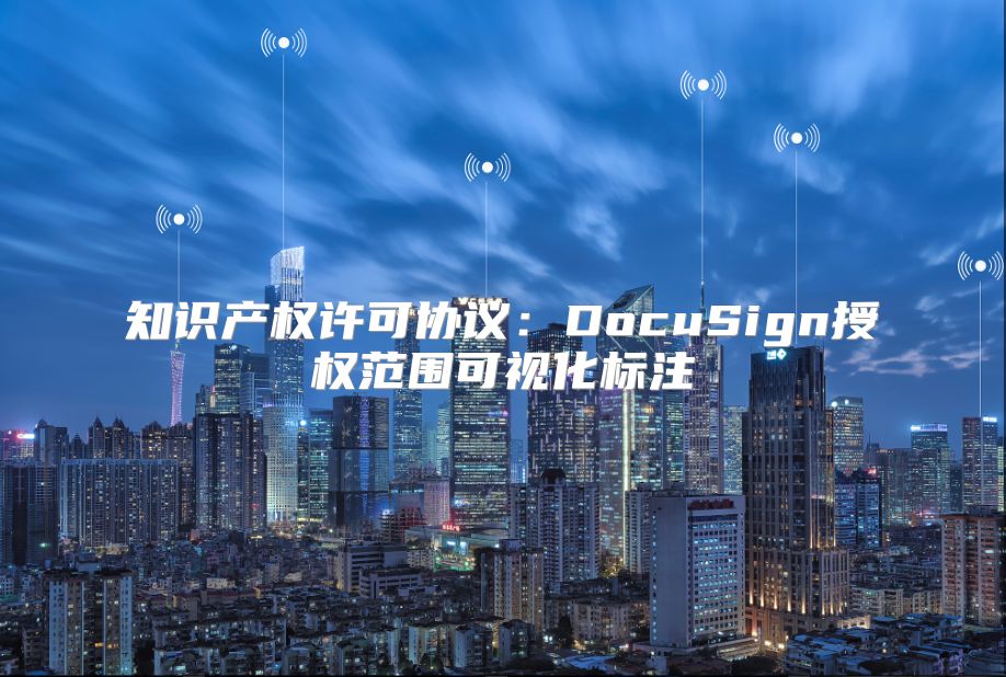 知识产权许可协议：DocuSign授权范围可视化标注