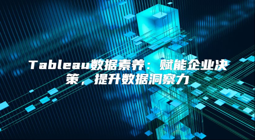 Tableau数据素养：赋能企业决策，提升数据洞察力
