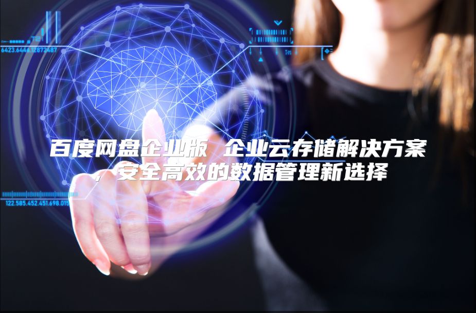 百度网盘企业版 企业云存储解决方案，安全高效的数据管理新选择