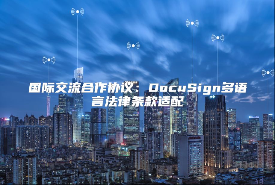 国际交流合作协议：DocuSign多语言法律条款适配