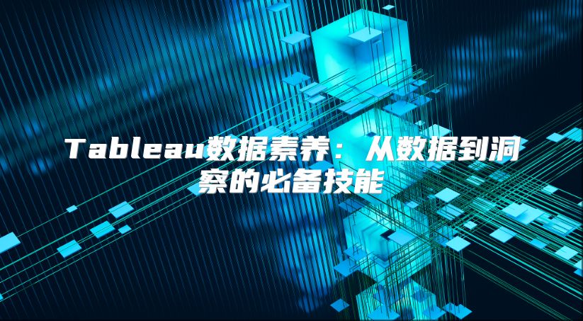 Tableau数据素养：从数据到洞察的必备技能