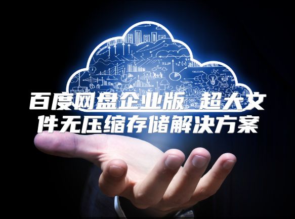 百度网盘企业版 超大文件无压缩存储解决方案