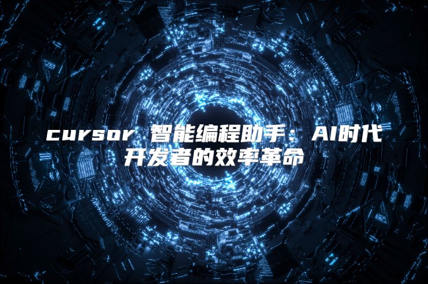 cursor 智能编程助手：AI时代开发者的效率革命