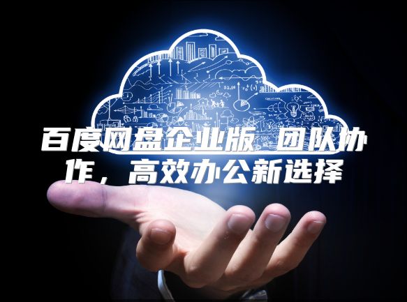 百度网盘企业版 团队协作，高效办公新选择