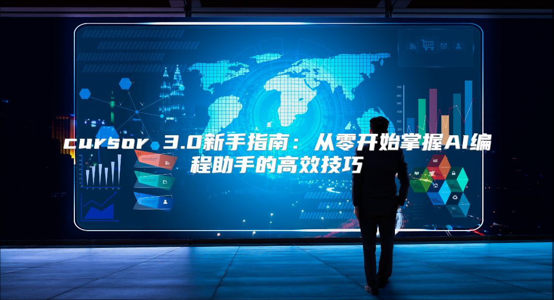cursor 3.0新手指南：从零开始掌握AI编程助手的高效技巧