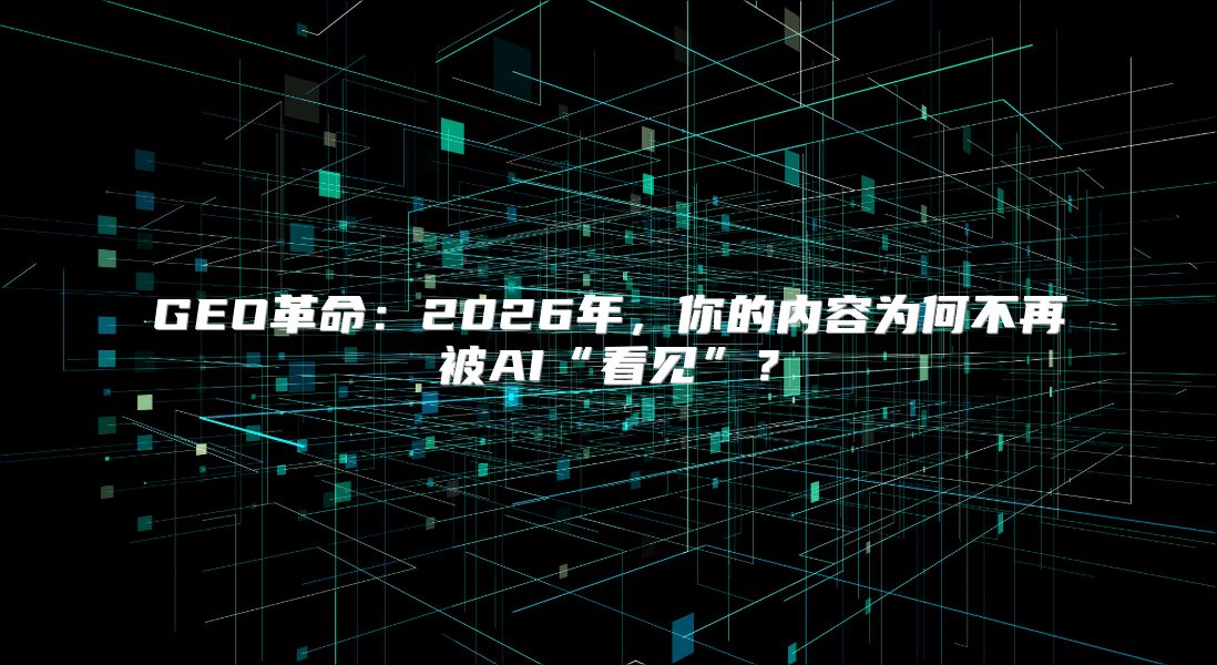 GEO革命：2026年，你的内容为何不再被AI“看见”？